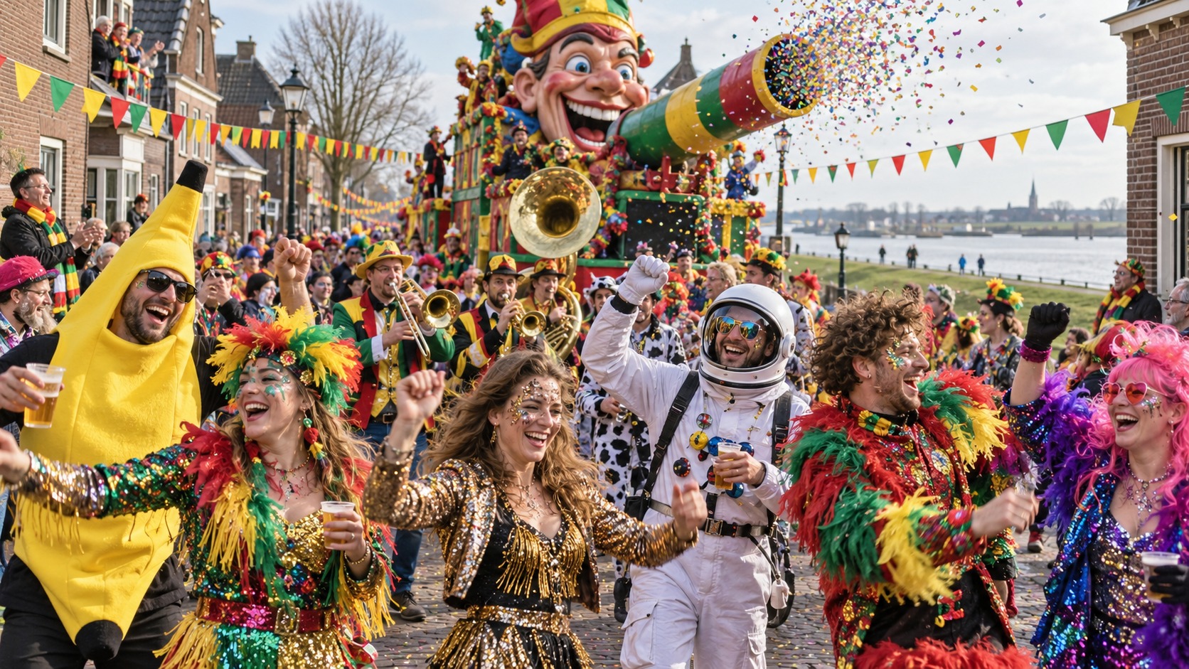 Fictieve feestelijke optocht