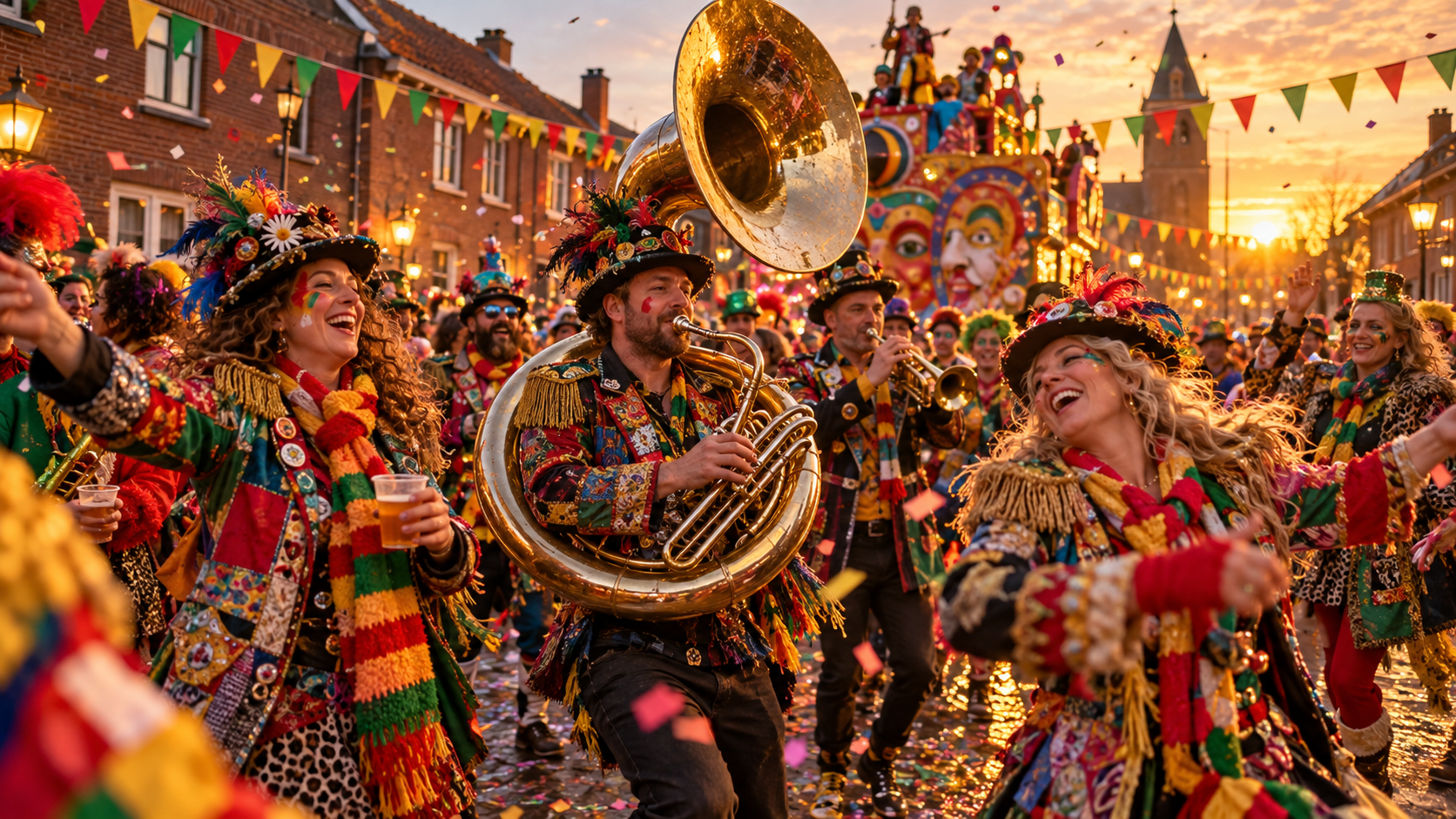 Carnaval tussen Moas en Woal