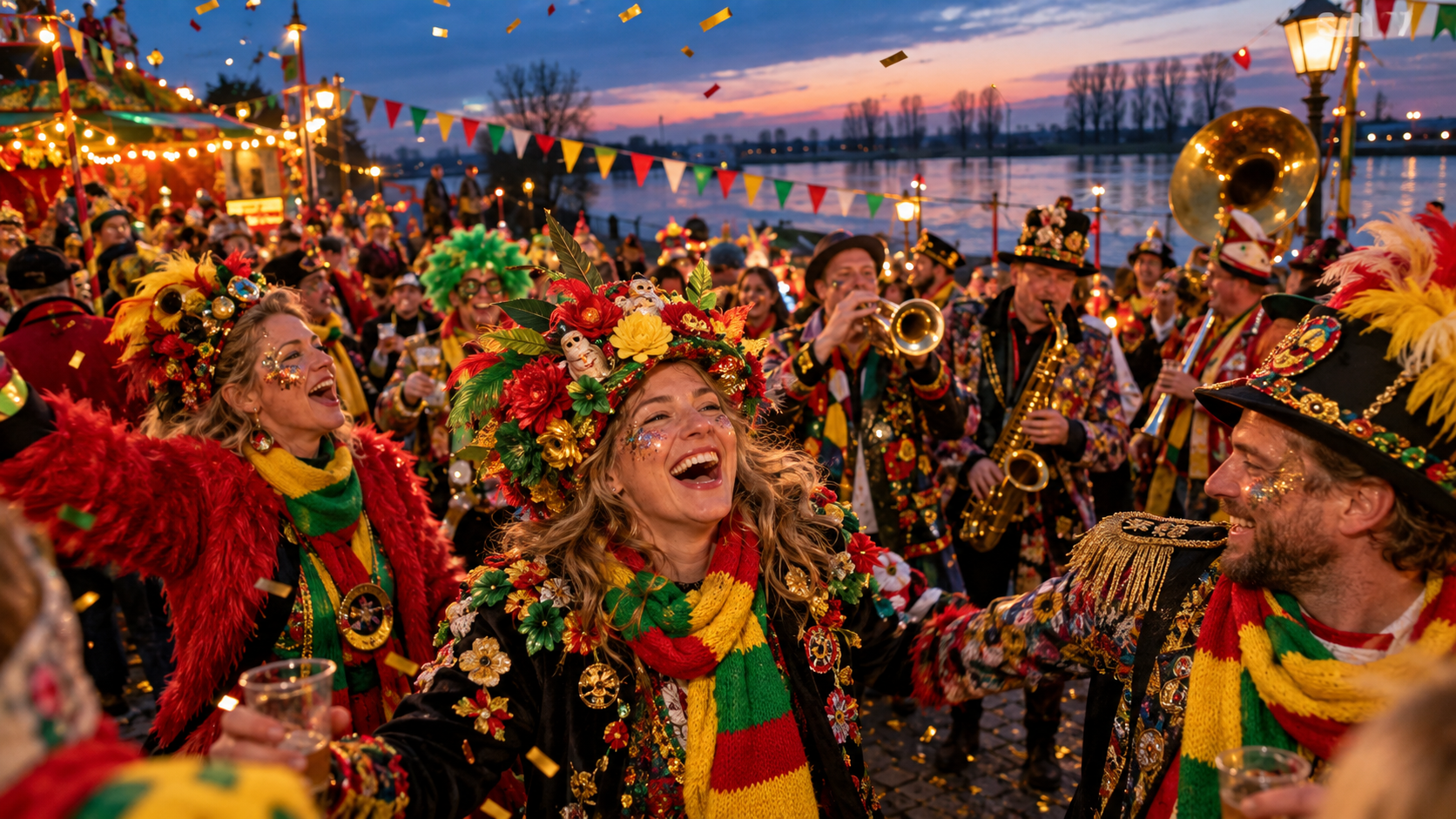 Carnaval tussen Moas en Woal