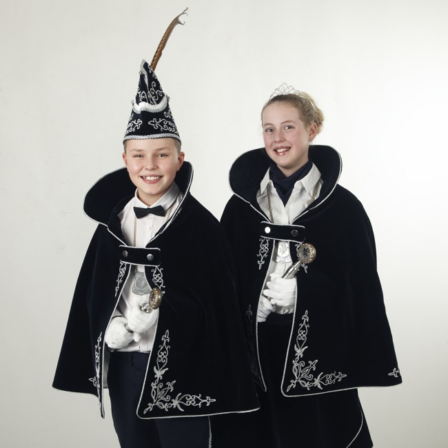 Archieffoto bij Jeugdprins & jeugdprinses Raven en Marit