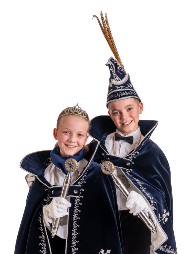 Archieffoto bij Jeugdprins & jeugdprinses Niels en Sterre