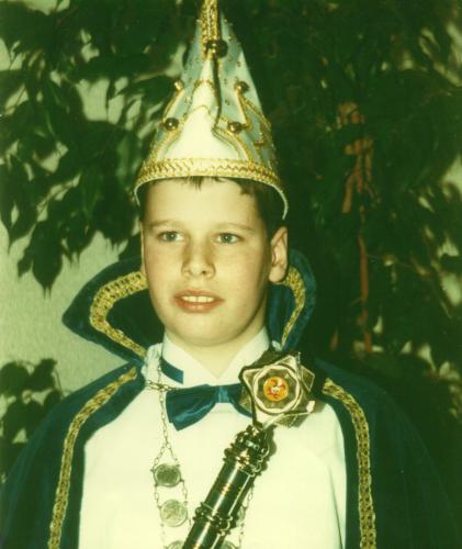 Archieffoto bij Jeugdprins Kees Rijnbert
