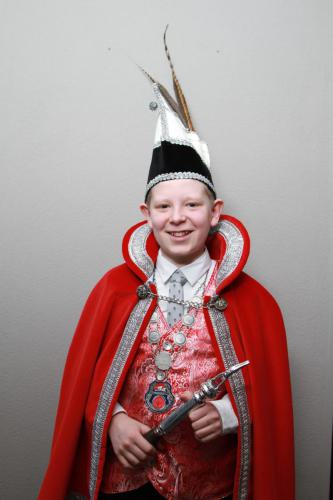 Archieffoto bij Jeugdprins Thijs van Hulst
