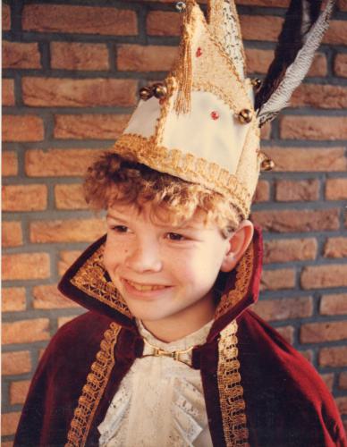 Archieffoto bij Jeugdprins Remco Linders