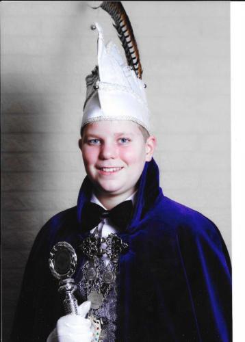 Archieffoto bij Jeugdprins Bram Swartjes