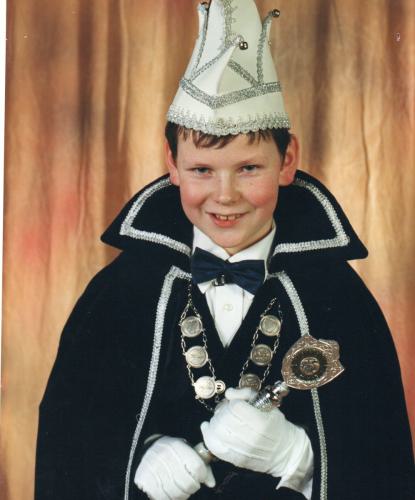Archieffoto bij Jeugdprins Menno Martens