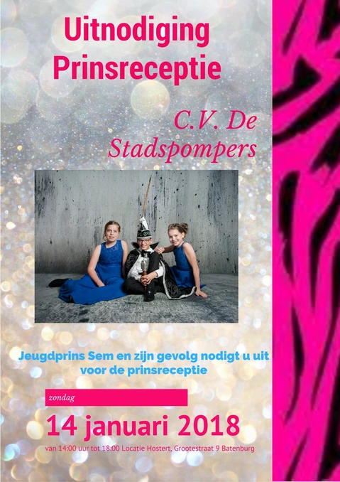 Archieffoto bij Jeugdprins Sem Hermens
