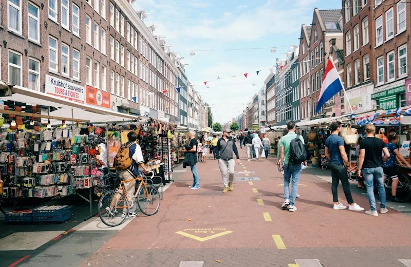 Struinen langs de markt, gebruikt op de homepage van Hap & Struin