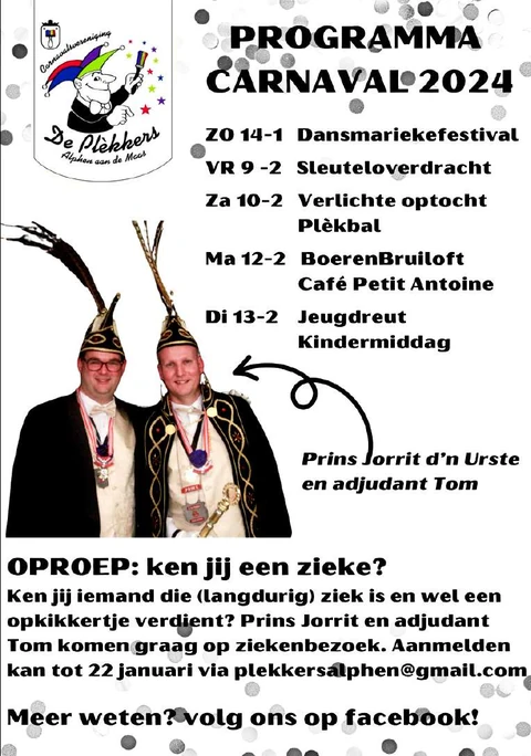 Archieffoto bij Prins Jorrit d’n Urste